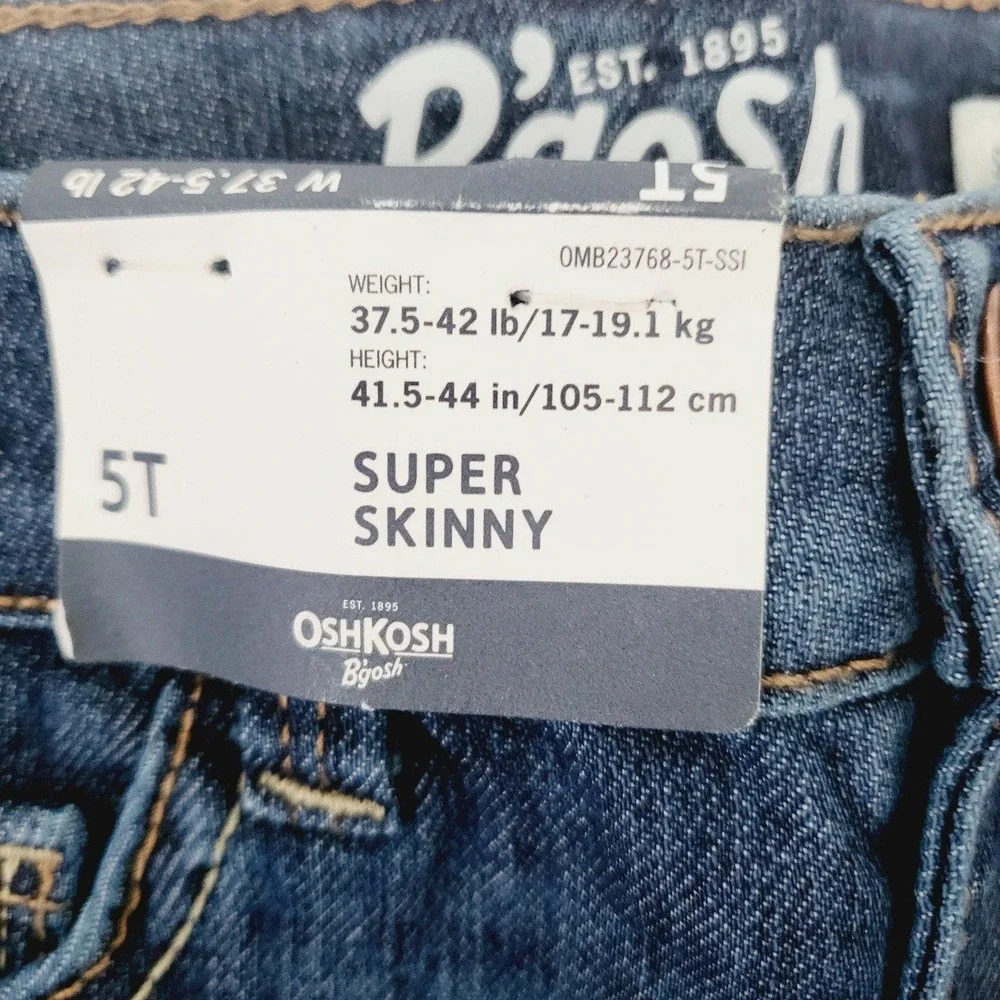 New Osh Kosh super Skinny 5T denim jeans